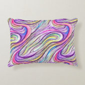 パステルスワースケープのアクセント枕 アクセントクッション (正面)