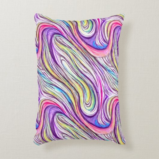 パステルスワースケープのアクセント枕 アクセントクッション (正面(垂直))