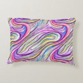 パステルスワースケープのアクセント枕 アクセントクッション (裏面)