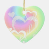 パステルスワールハートオーナメント セラミックオーナメント (裏面)