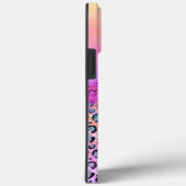 パステルズグリティルシルバーヒョウパーソナライズされた Case-Mate iPhoneケース (裏面 / 右)