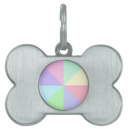 パステルズボーン型ペットタグ ペットネームタグ