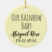 パステルズレインボーベビースター&ハートパーソナル セラミックオーナメント (裏面)
