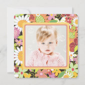 パステルズ春の花フォトガールズバースデーパーティー 招待状 (裏面)