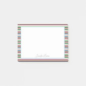 パステルセラペストライプ ポストイット (正面)