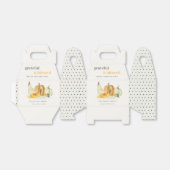 パステルソフトウォーターカラーフローラパンプキンサンクスギビング フェイバーボックス (折り畳みなし)