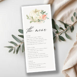 パステルソフトホワイトパンプキン赤面結婚フローラ メニュー