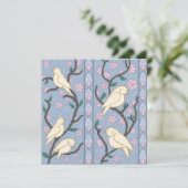 パステルソンバーズアンドフラムス誕生日招待状 (スタンド正面)