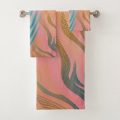 パステルタイガーストライプ バスタオルセット (インサイチュ)