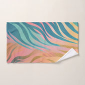 パステルタイガーストライプ バスタオルセット (ハンドタオル)