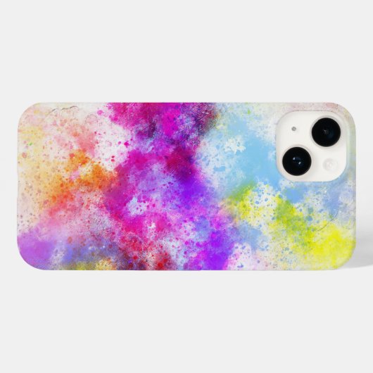 パステルタイダイのケース.iPhone / iPadケース Case-Mate iPhoneケース (裏面 (横))