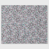 パステルタイダイ ラッピングペーパー (フラット)