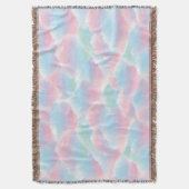 パステルタイ – 染め雲ドリーミーソフトグラディエント スローブランケット (正面縦)