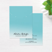 パステルターコイズジュエリーイヤリングネックレスディスプレイ (デスク)