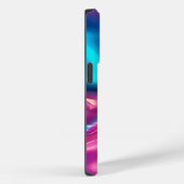 パステルターコイズピンク抽象芸術背モダン景 Case-Mate iPhoneケース (裏面 / 右)