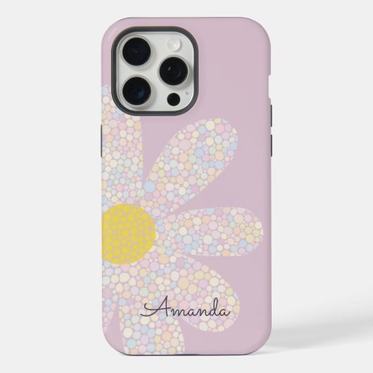 パステルダイジー Case-Mate iPhoneケース iPhone 15 Pro Maxケース (裏面)