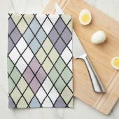 パステルダイヤモンド キッチンタオル (四つ折り)