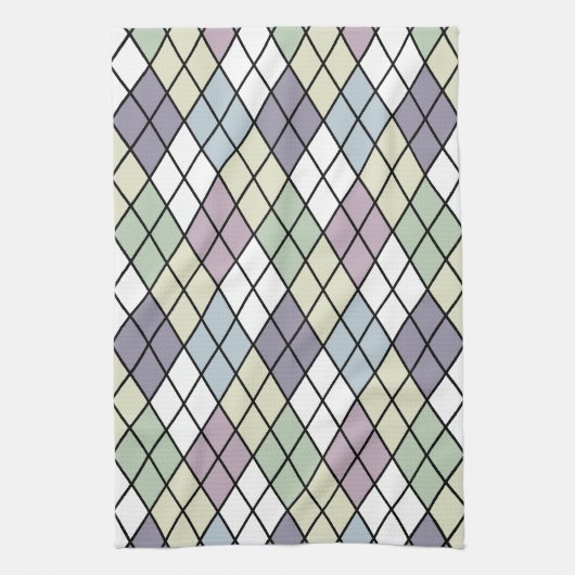 パステルダイヤモンド キッチンタオル (縦)