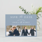 パステルダスティブルータイポグラフィブラシストローク2写真 セーブザデート (スタンド正面)