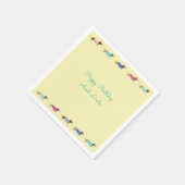 パステルダックシュント紙パーティーナプキンス スタンダードカクテルナプキン (角)