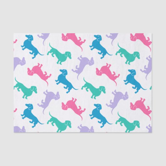 パステルダックスフント 薄葉紙 (正面)