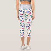 パステルダックスンズアンド水玉模様 カプリレギンス (裏面)