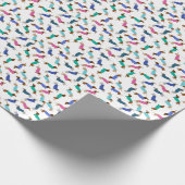 パステルダッシュントギフトラップニー大事な行事 ラッピングペーパー (角)