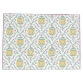 パステルダマスクイースターエッグズパターン抱き枕 ラージペーパーバッグ (裏面)