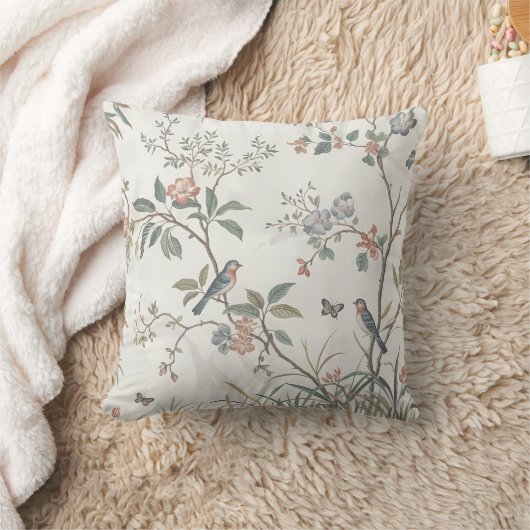 パステルチノイスリーバード装飾用クッション クッション (ブランケット)