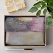 パステルチューリップとハニービーデコップページ 薄葉紙 (ギフト)