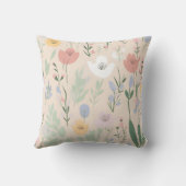 パステルチューリップデザイン クッション (裏面)