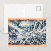 パステルチョークスケッチのスティクレスタッドの戦い ポストカード (正面/裏面)