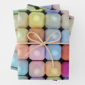 パステルチョークスティックの夏の色 ラッピングペーパーシート (インサイチュ)