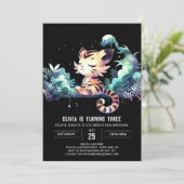 パステルチルドタイガー誕生日 招待状 (スタンド正面)