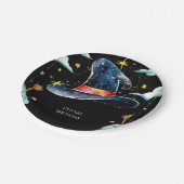 パステルチルドレンおもしろいウィザード誕生日 ペーパープレート (アングル)