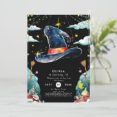 パステルチルドレンおもしろいウィザード誕生日 招待状 (スタンド正面)