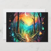 パステルティンバーグアドベンチャーウェイズベビーシャワー 招待状 (裏面)