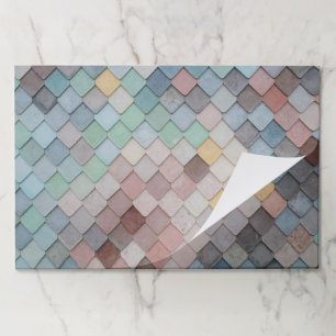 パステルテクスチャプレイスマット ペーパーパッド