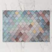 パステルテクスチャプレイスマット ペーパーパッド (正面)