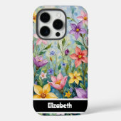 パステルテクスチャード幾何抽象芸術頭が切れる電話 Case-Mate iPhoneケース (裏面)