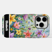 パステルテクスチャード幾何抽象芸術頭が切れる電話 Case-Mate iPhoneケース (裏面 (横))