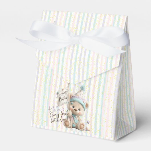 パステルテディベアの誕生日 フェイバーボックス (正面サイド)