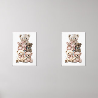 パステルテディベアーズのスタック