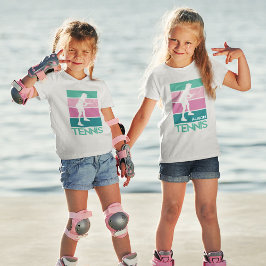 パステルテニスの名前 Tシャツ