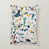 パステルテラッツォ：モダン抽象芸術パターン。 アクセントクッション (裏面(縦))