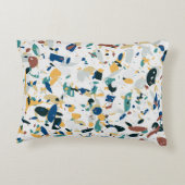 パステルテラッツォ：モダン抽象芸術パターン。 アクセントクッション (裏面)