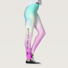 パステルディスグラデーションクゴルフActivewearレギンス レギンス