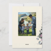 パステルディスコボールオーナメントクリスマスツリー写真 シーズンカード (裏面)