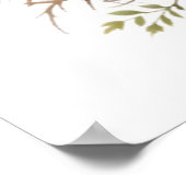 パステルディノベビールームアート – 水彩恐竜 ポスター (角)