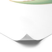 パステルディノベビールームアート – 水彩恐竜 ポスター (角)